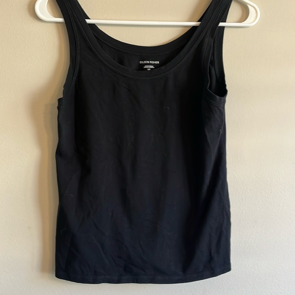 Eileen Fisher Black Tank Top